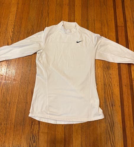 Nike White Base Layer Long Sleeve