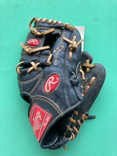 Used Rawlings Heart of the Hide Right Hand Throw Baseball Glove 11.25"