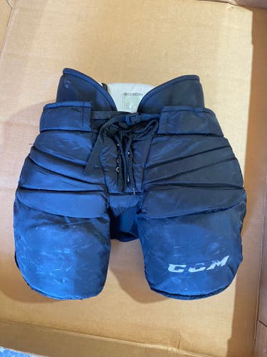 CCM HPG 14A Pro Stock Goalie Pants Fit 3 Black 8394 OA-1