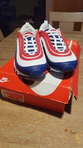 Nike Air Max 97 Rare Red, White and Blue Mens Size 8 NEW