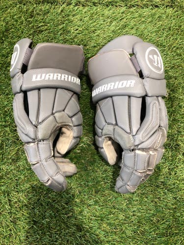 Used Warrior Burn Pro Lacrosse Gloves Large
