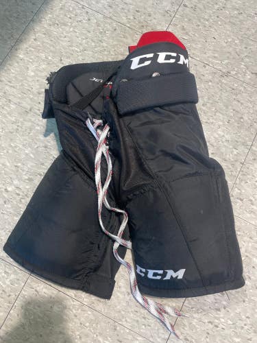 Black Used Junior Small CCM JetSpeed FT370 Hockey Pants