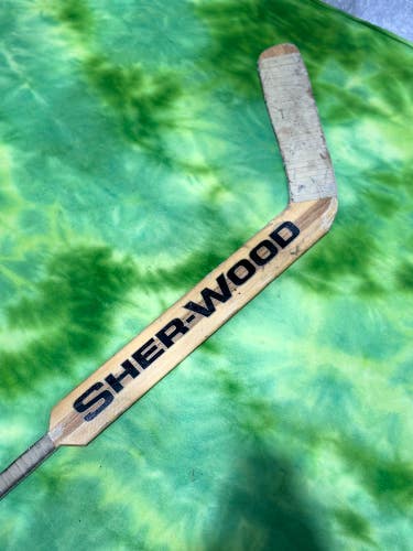 Used Senior Sher-Wood 530 Goalie Stick Regular 28" Paddle