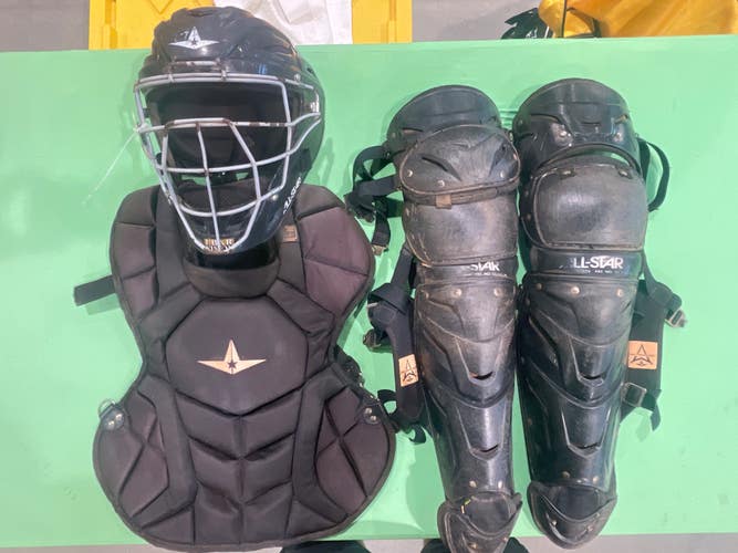 Used Adult All Star System 7 Catcher's Set SEE DESCRIPTION