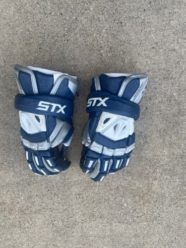 Used  STX 8" Assault Lacrosse Gloves