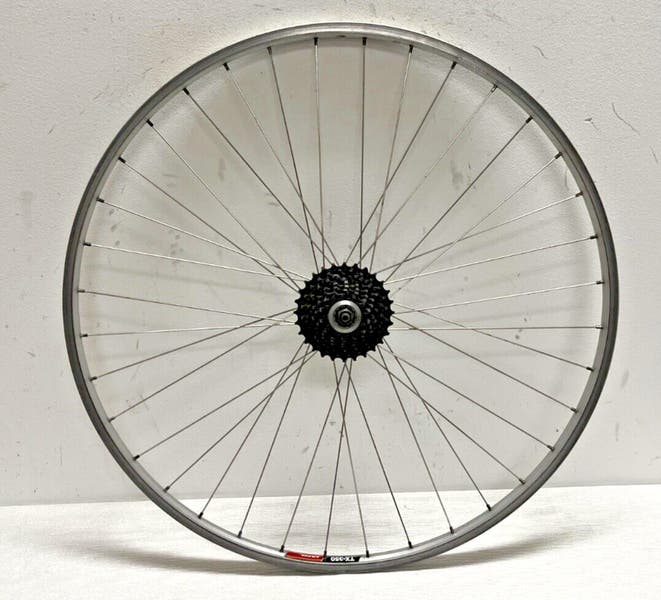 Araya TX-350 7-Speed Silver Aluminum 700C Rear Wheel Shimano