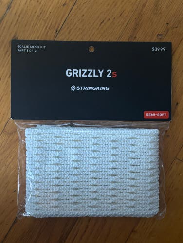 New StringKing Grizzly 2s Semi Soft Goalie Mesh
