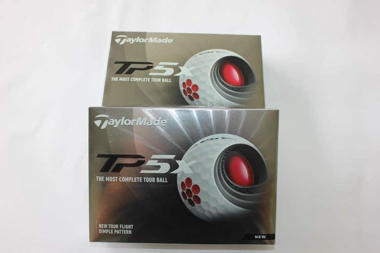 NEW 2 DOZEN TAYLORMADE 2021 TP5x GOLF BALLS - 24 BALLS