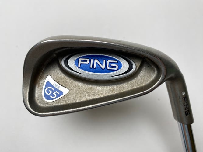 Ping G5 Single 6 Iron Silver Dot 4* Up True Temper Stiff Steel Mens RH