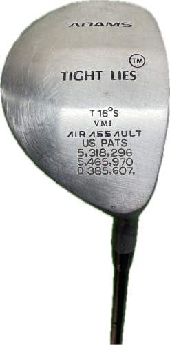 Adams Tight Lies VMI Air Assault 16° 3 Wood R Flex Graphite RH 43”L New Grip!