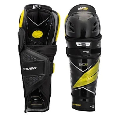 New Senior Bauer 15" Supreme ultrasonic Shin Pads