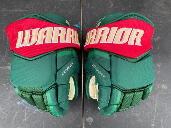 Warrior Covert QR1 Pro Stock 14" Hockey Gloves Minnesota Wild BRODIN 4027
