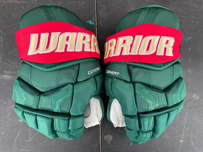 Warrior Covert QR1 Pro Stock 14" Hockey Gloves Minnesota Wild 4031