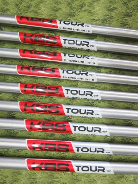 KBS C-TAPER TOUR LITE 110 STIFF Iron Shafts Set of 9 * 355 * 34