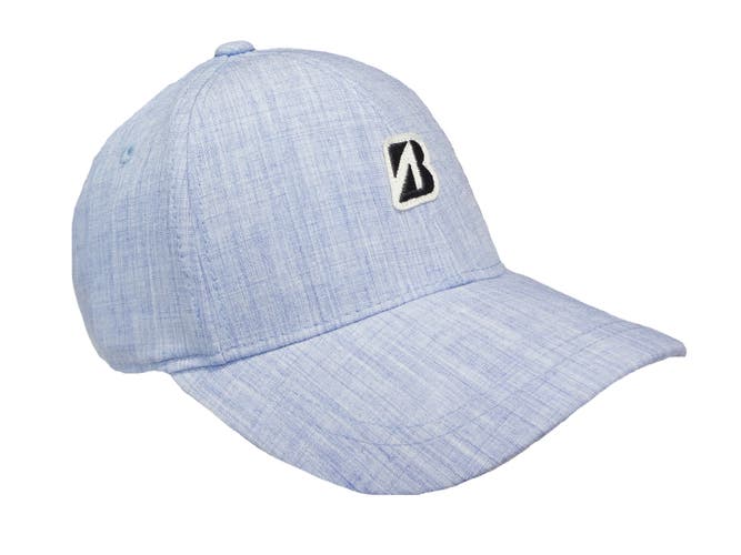 NEW Bridgestone Golf Mini Patch Light Blue Adjustable Golf Hat/Cap