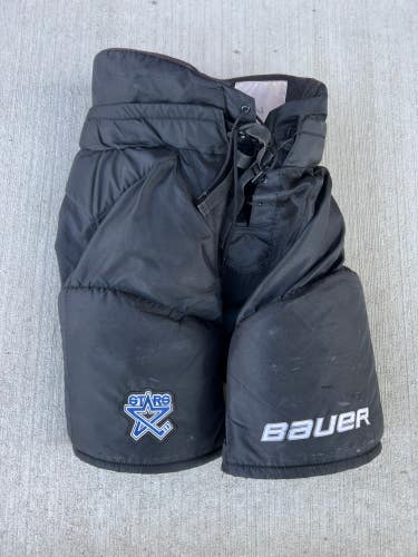 Used Senior Small Bauer Custom Pro Hockey Pants Pro Stock (Lincoln Stars)