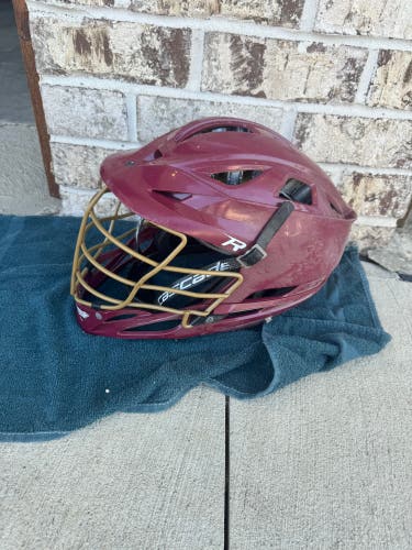 Used Maroon Cascade Helmet & Adidas Gloves