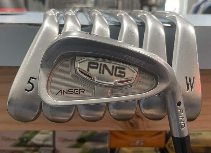 Ping Anser Forged Iron Set Black Dot 4-PW Dynamic Gold X100 Right Handed