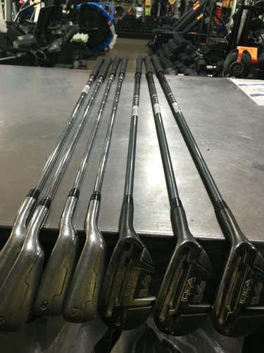 Used Adams Golf Idea Tech Hybrid V4 Combo Set 4i-pw Regular Flex Steel Shaft Iron Sets