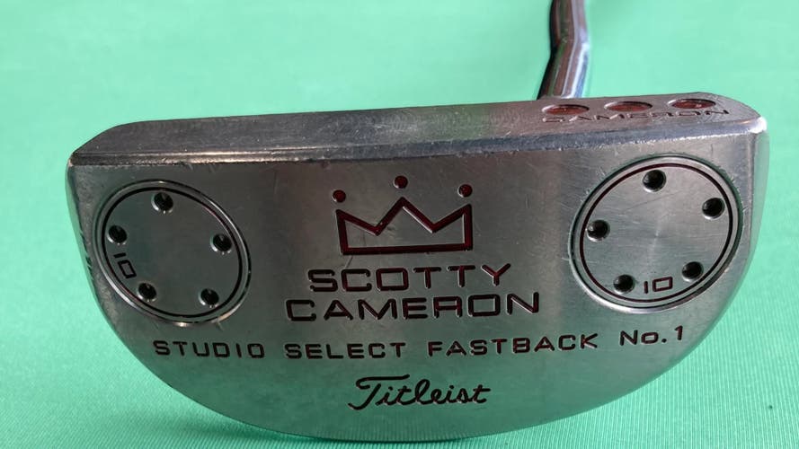 Used Scotty Cameron Studio Select Fastback No.1 Right Handed Putter 35"