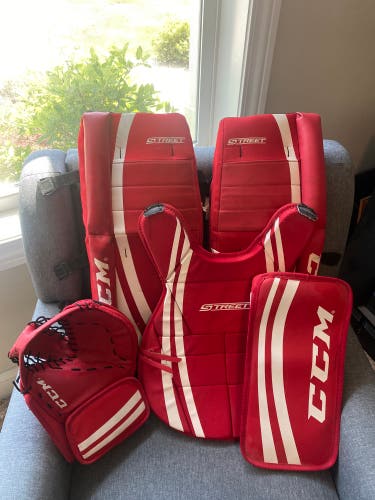 CCM Street hockey goalie set, size junior/youth