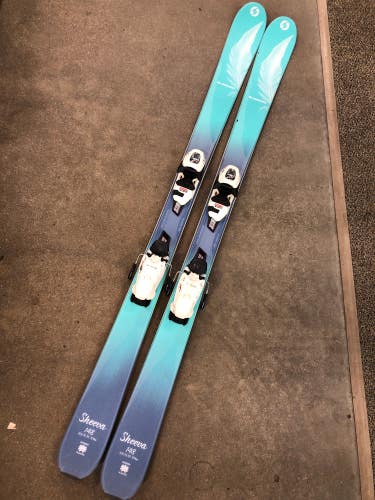 Used Women's Blizzard Sheeva (148 cm) Skis With Marker 7.0 Grip Walk Bindings