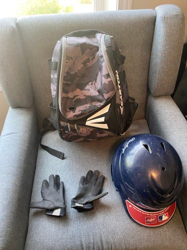 Youth Baseball Starter kit…Helmet, Bag and gloves
