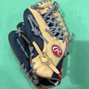 Used Kid Pitch (9YO-13YO) Rawlings Left Hand Throw Baseball Glove 11.75"
