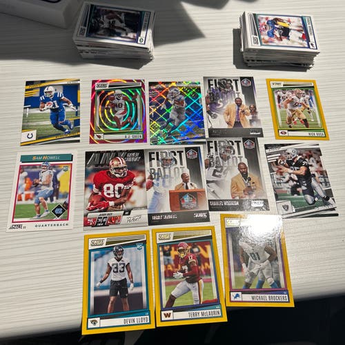 Score Branded Football cards