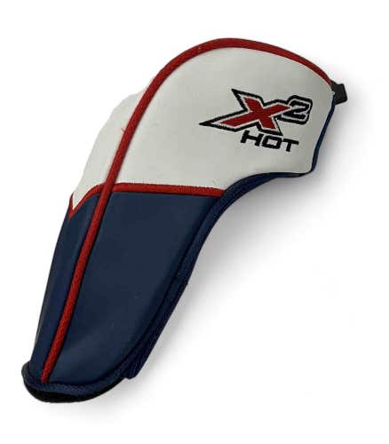 CALLAWAY Golf X2Hot 5h or 3 tab Red-White-Blue Headcover EUC