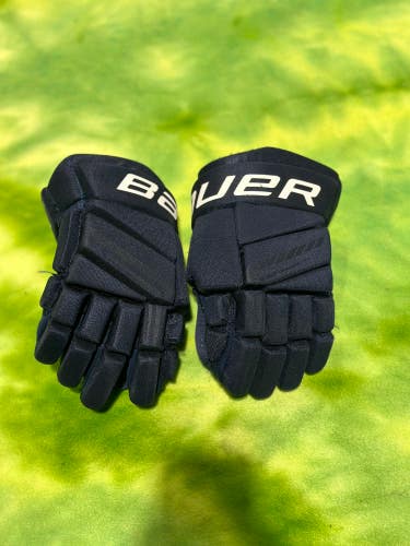 Blue Used Junior Bauer Bauer X Gloves 11"