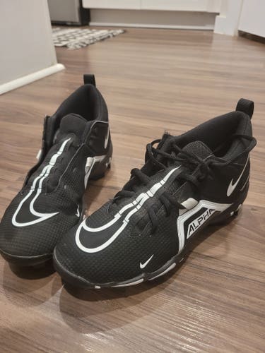 Black Used Size 7.5 (Women's 8.5) Adult Men's Nike Molded Cleats Cleats