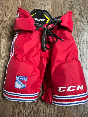 CT Junior Rangers CCM Tacks Hockey Pants Used