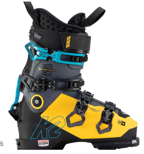 New K2 Mindbender Jr Team Ski Boots Sz 24.5