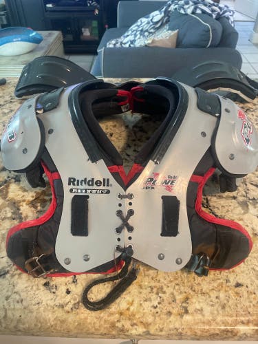 Riddell Power Shoulder Pads and Schutt Rib Cage