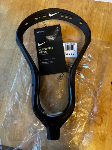 New Nike Vapor Pro Lacrosse Head - Black