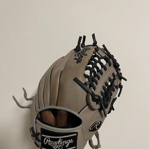 Used Right Hand Throw Rawlings Infield Baseball Glove 12"
