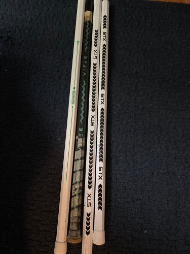 STX Branded, Viper and Auscrosse  New & Used Shafts