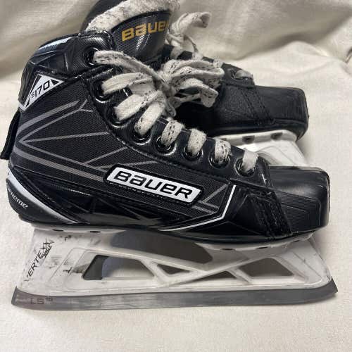 Junior Size 1.5 Bauer Supreme S170 Ice Hockey Goalie Skates