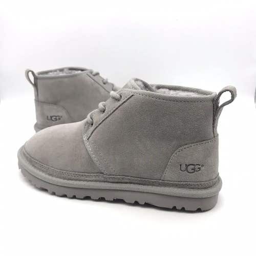 UGG NEUMEL SEAL GREY SUEDE/ SHEEPWOOL ANKLE BOOTS SZ 6 WOMEN BRAND NEW