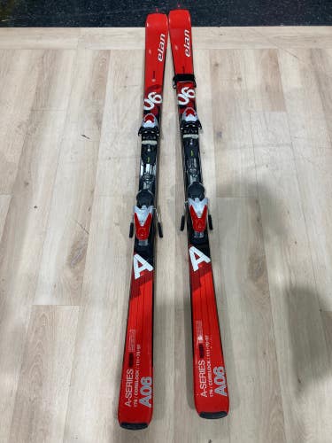 Used Men's Elan 176 cm All Mountain Skis With Bindings Max Din 10