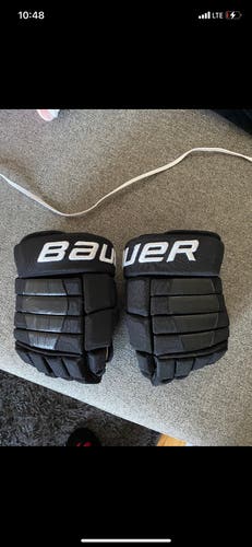 Pro Stock Columbus Blue Jackets Reverse Retro Bauer Kane  Specs short cuff Pro Series Gloves