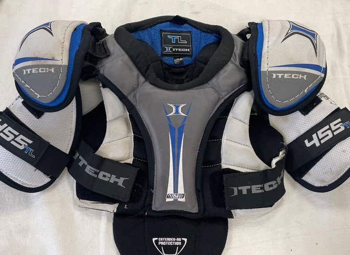 Junior Size Small ITECH 455TL Ice Hockey Shoulder Pads