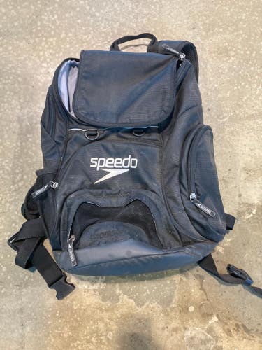 Black Used Kids Unisex speedo Backpacks & Bags Backpack