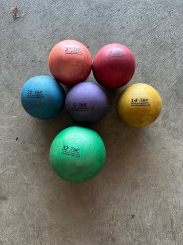 used TAP plyoballs