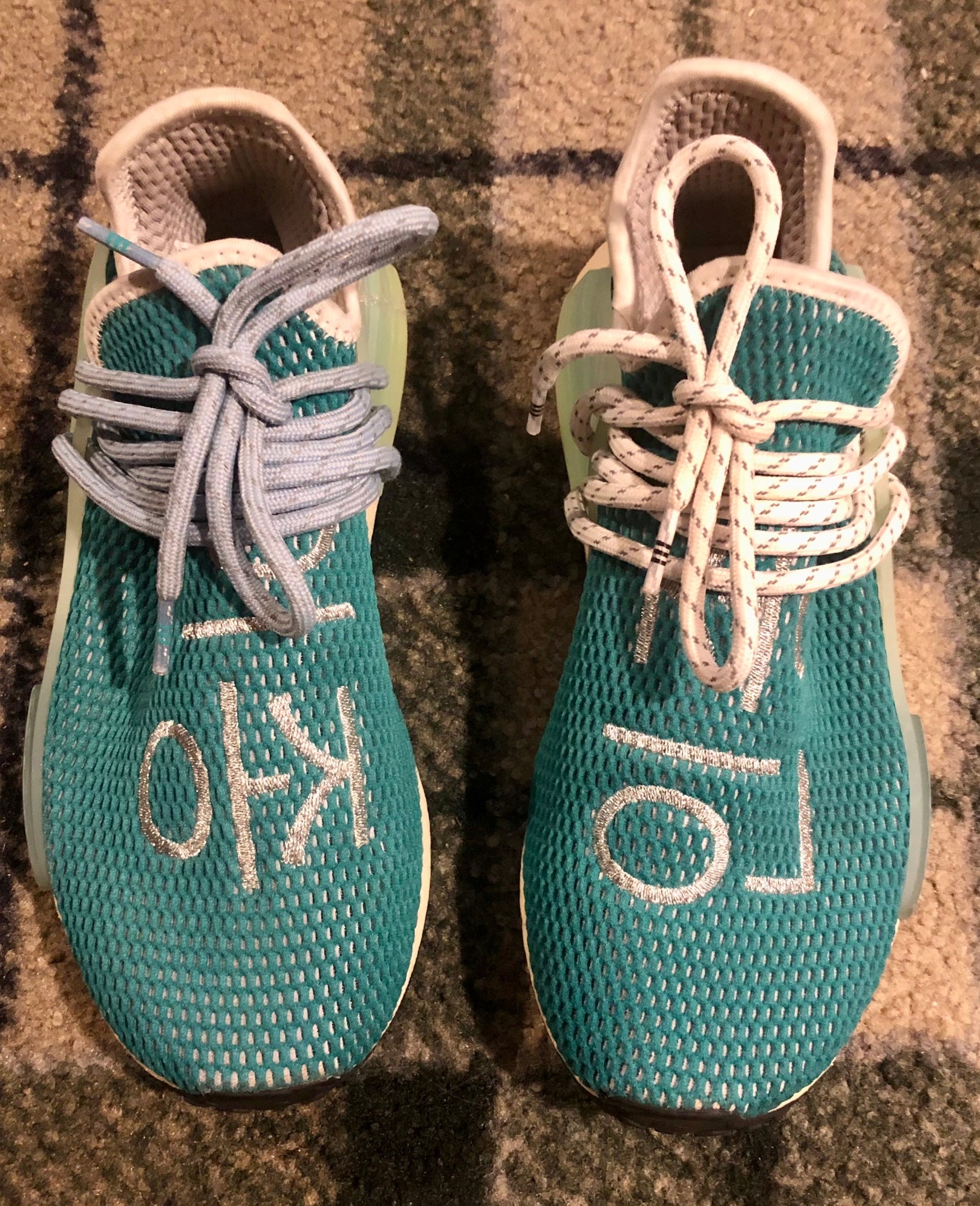 pharrell williams x adidas nmd hu dash green