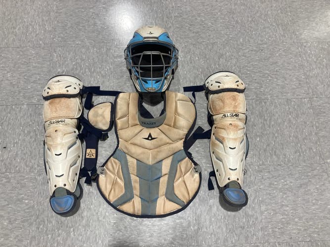 Used Intermediate All Star System 7 Axis Catcher's Set