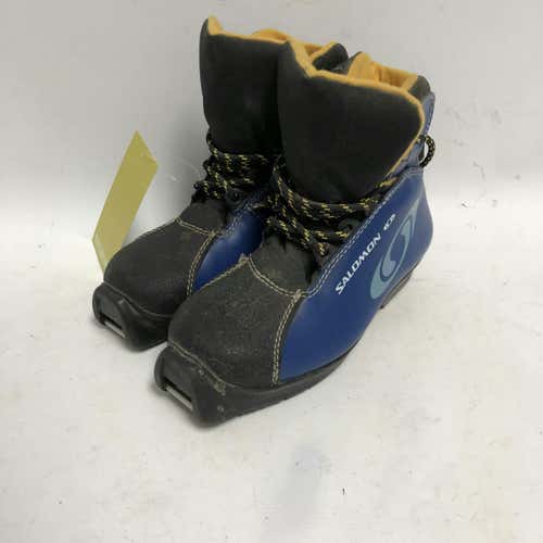 Used Salomon Igloo Yt-13 Boys' Cross Country Ski Boots