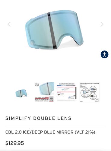 Shred CBL Goggle Lens Simplify New