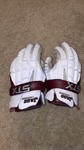 Used STX Large Surgeon RZR Lacrosse Gloves